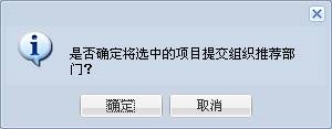 项目提交提示